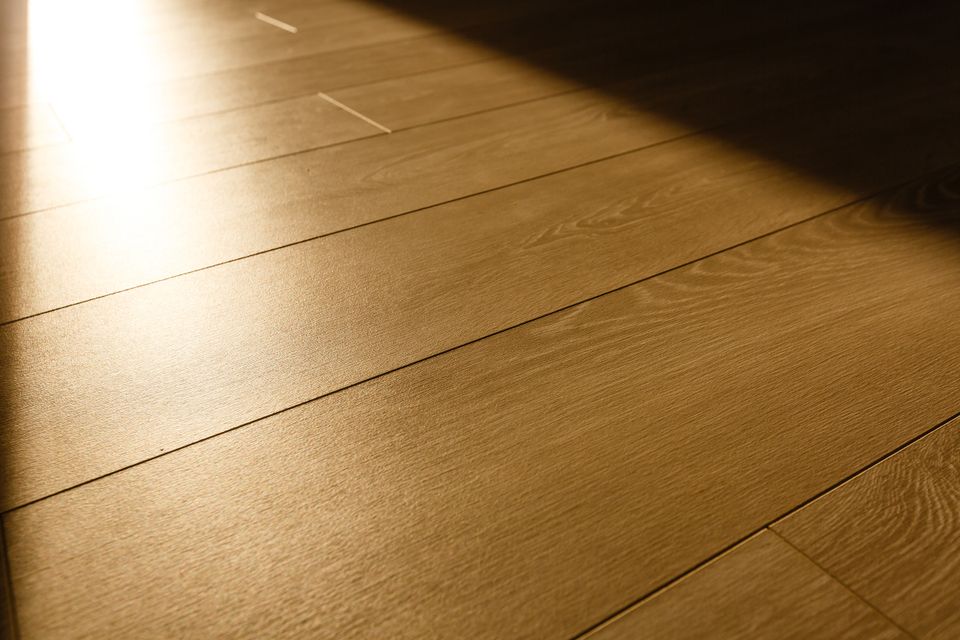 2400 light and shadow on laminate floor from window sunlight abstract background top view