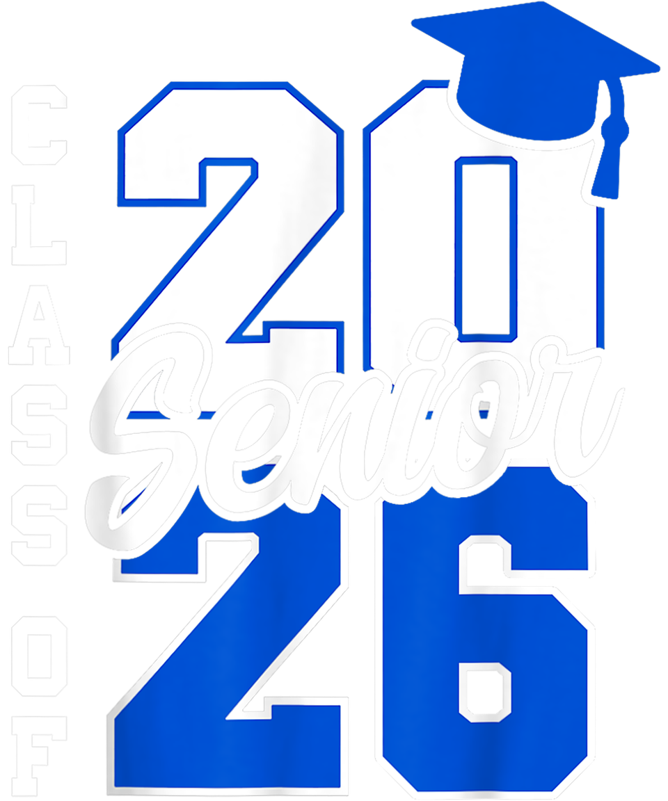 School   2026 graduation blue