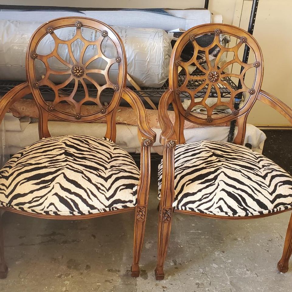 Zebra chairs