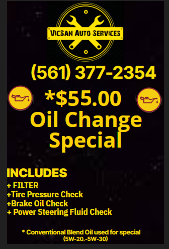 Oil change special