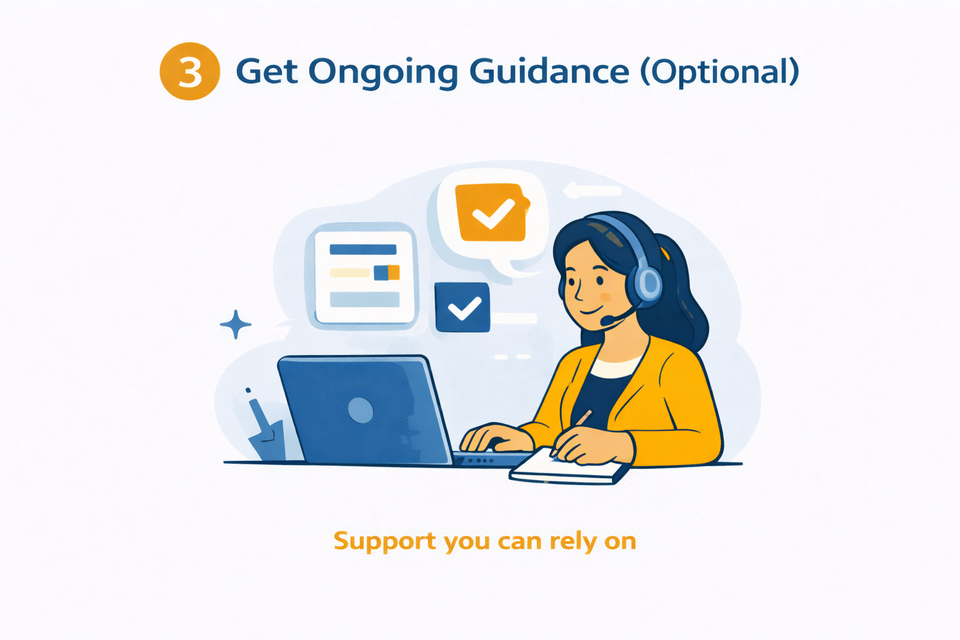 Step 3 get ongoing guidance (optional)