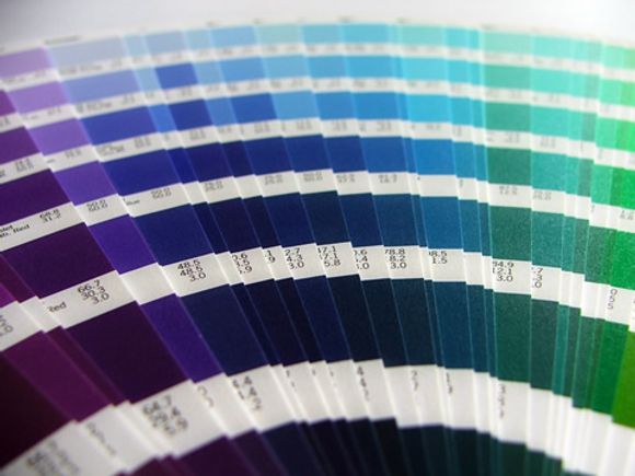 Pantone color chart