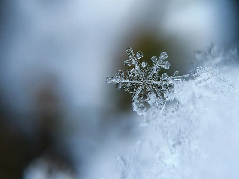 Individual snowflake 