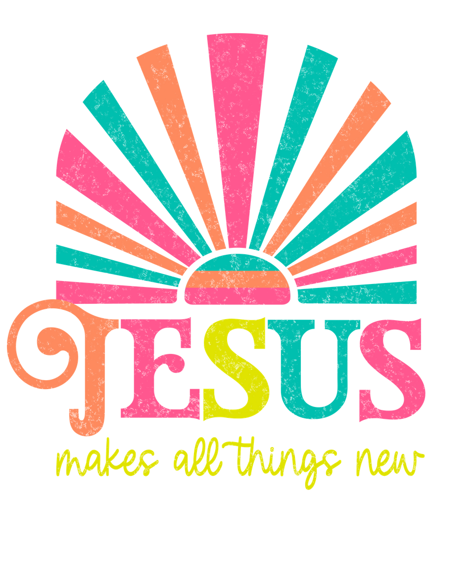 Faith   jesus makes all things new   light distressed