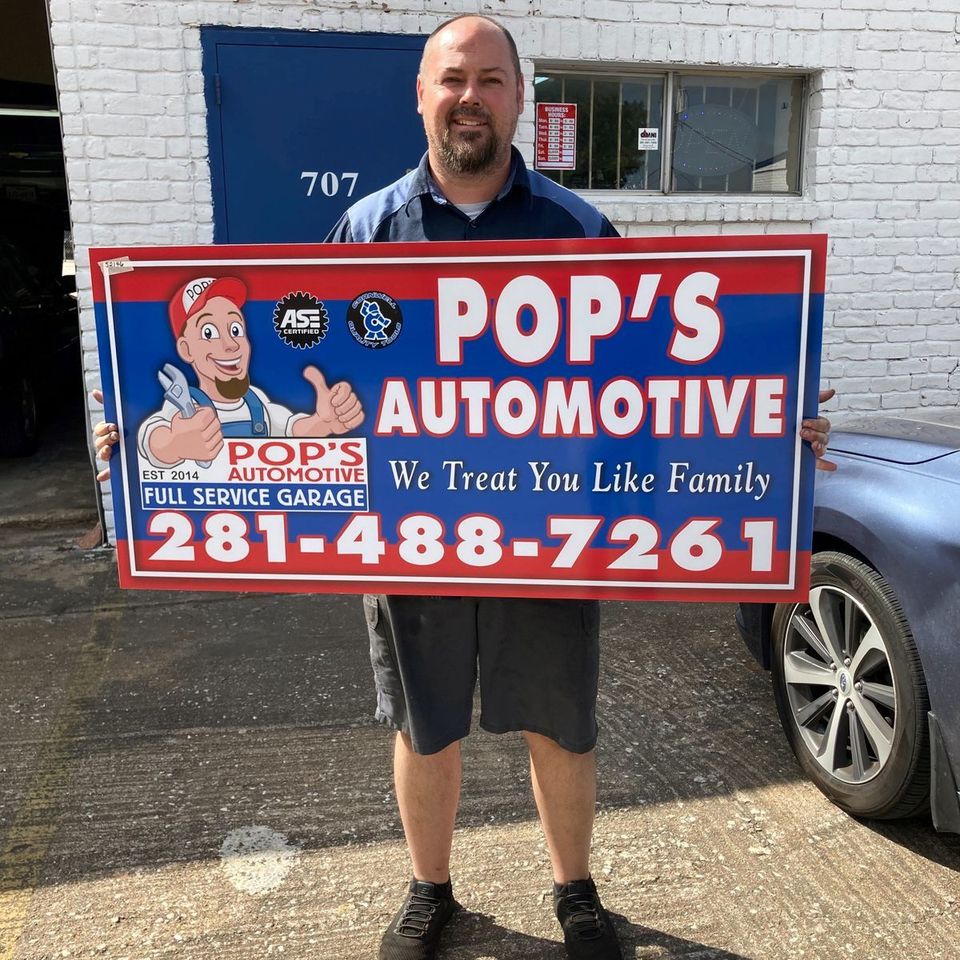Aluminum sign