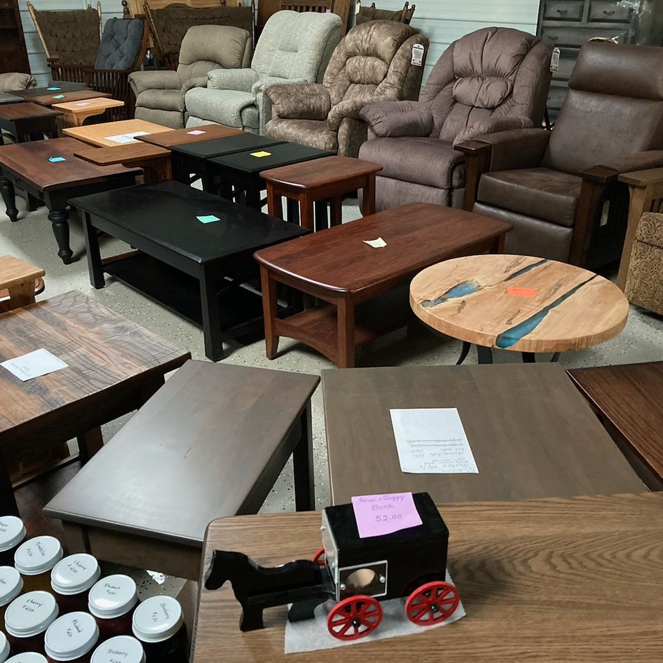 Add living room chairs tables 7