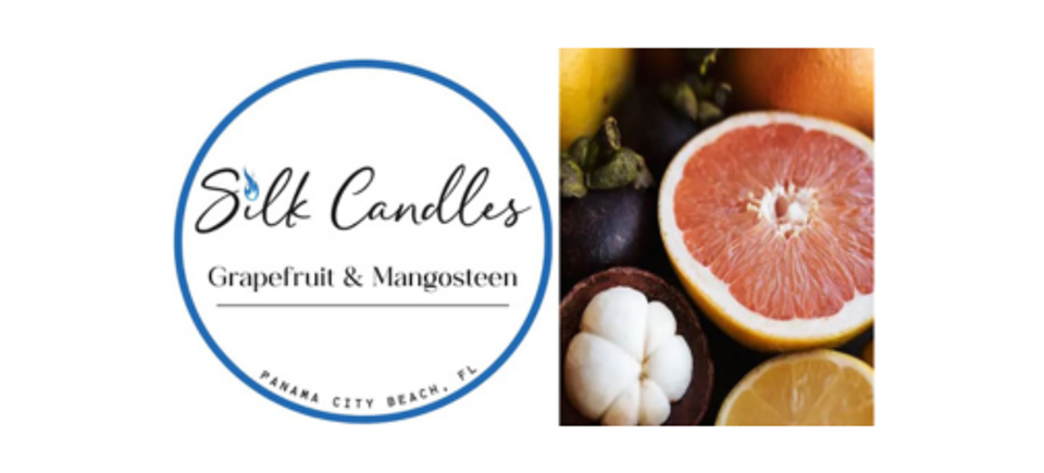 Silk candles grapefruit