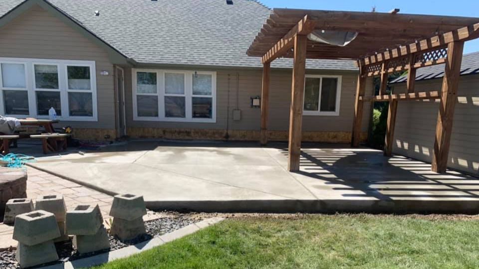 Concrete Patio & Landscaping in Boise Idaho