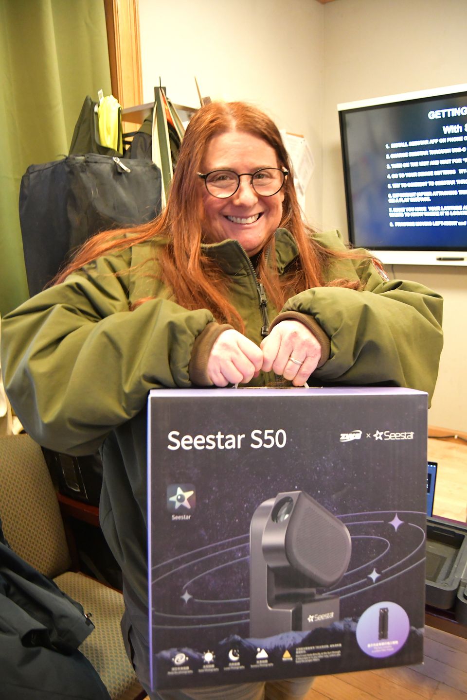 Nps  park ranger with seestar