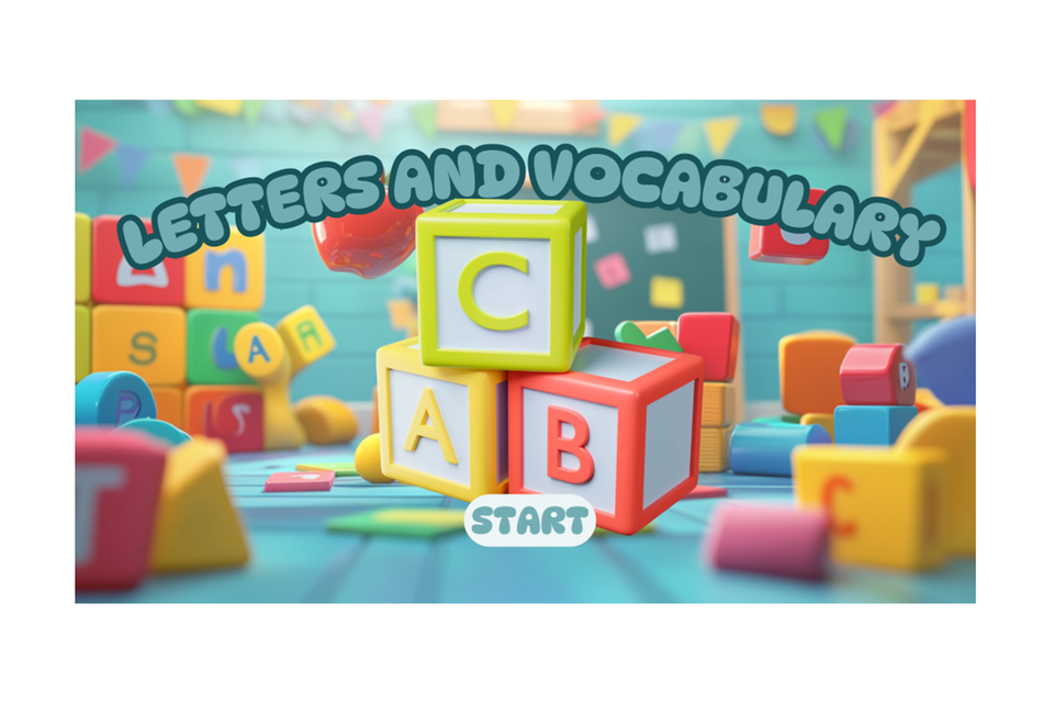 Letters   vocabulary   kids interactive quiz game