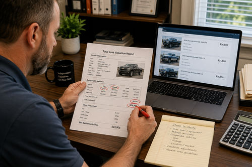 Common errors found in total loss valuation reports in Georgia