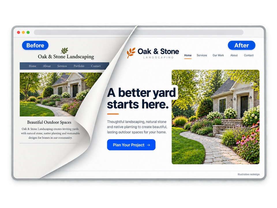 Website redesign