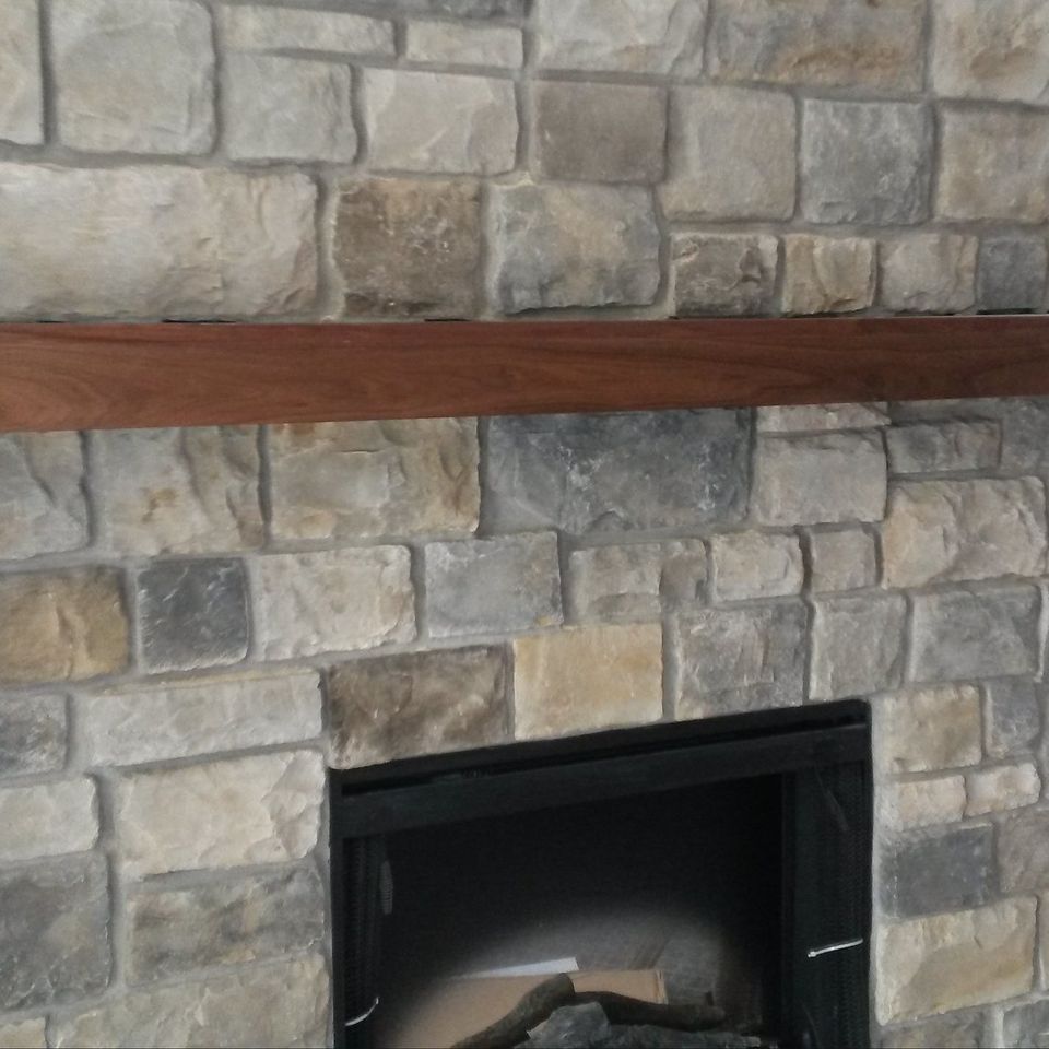 Made  to   order black walnut fireplace mantel 2019