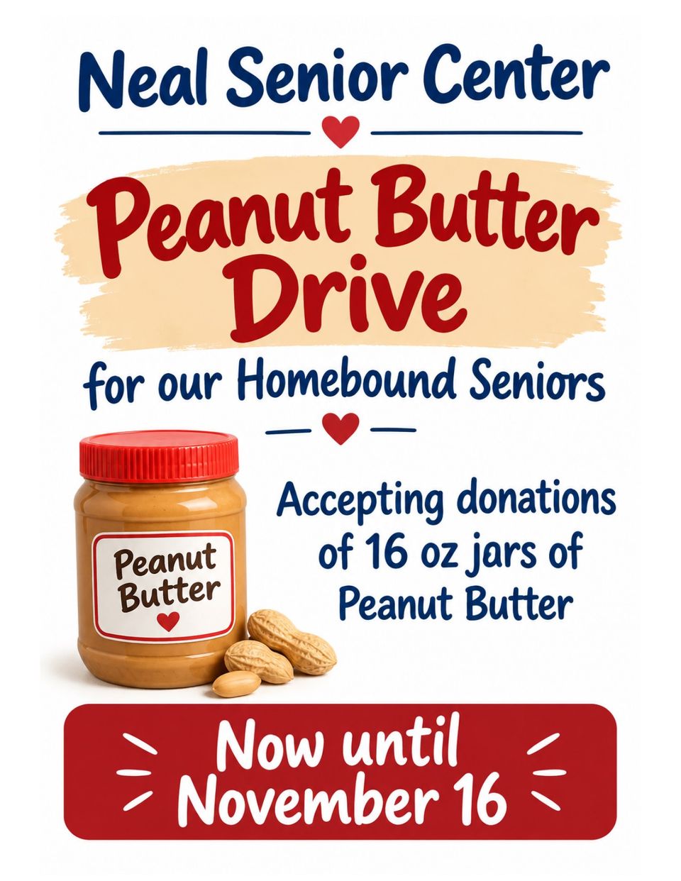 Peanut butter drive 