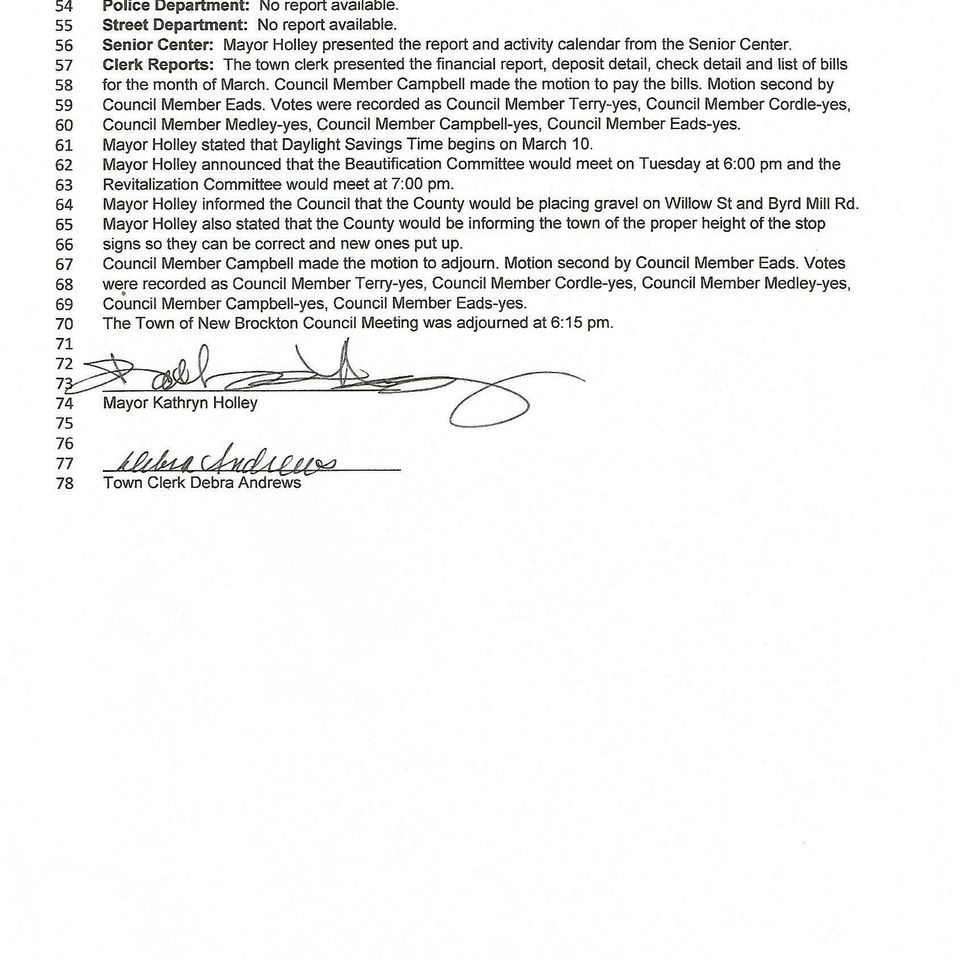 March 4  2019 council meeting page 2
