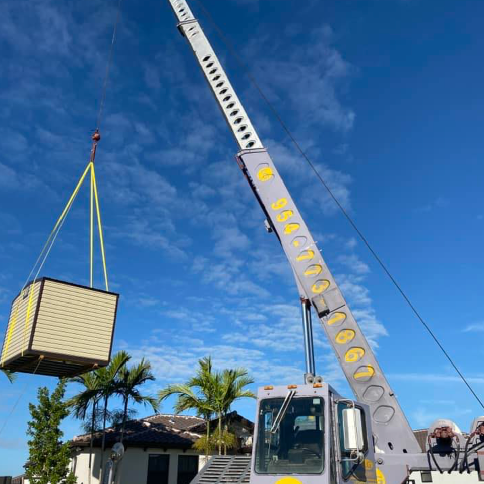 Shade installation by lg crane services