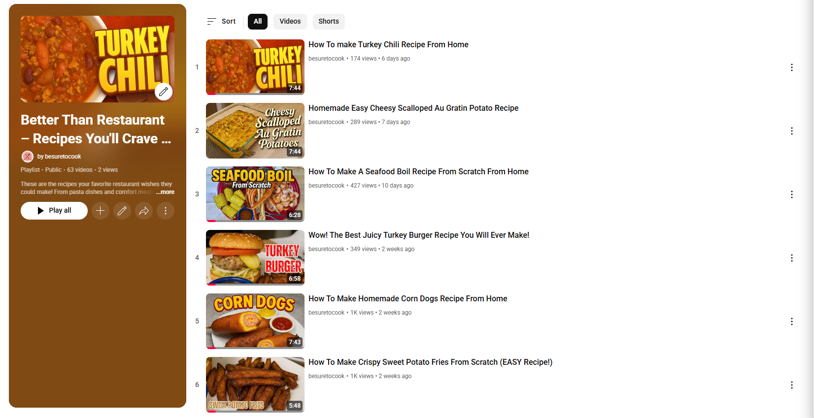 Better Than Restaurant Playlist