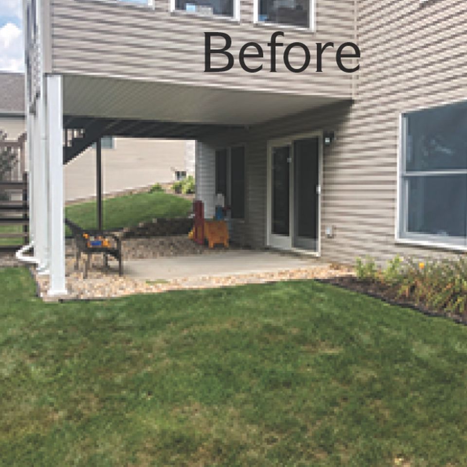 Porch before