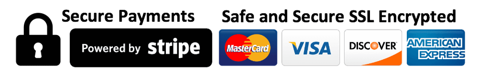 Secure stripe payment logo
