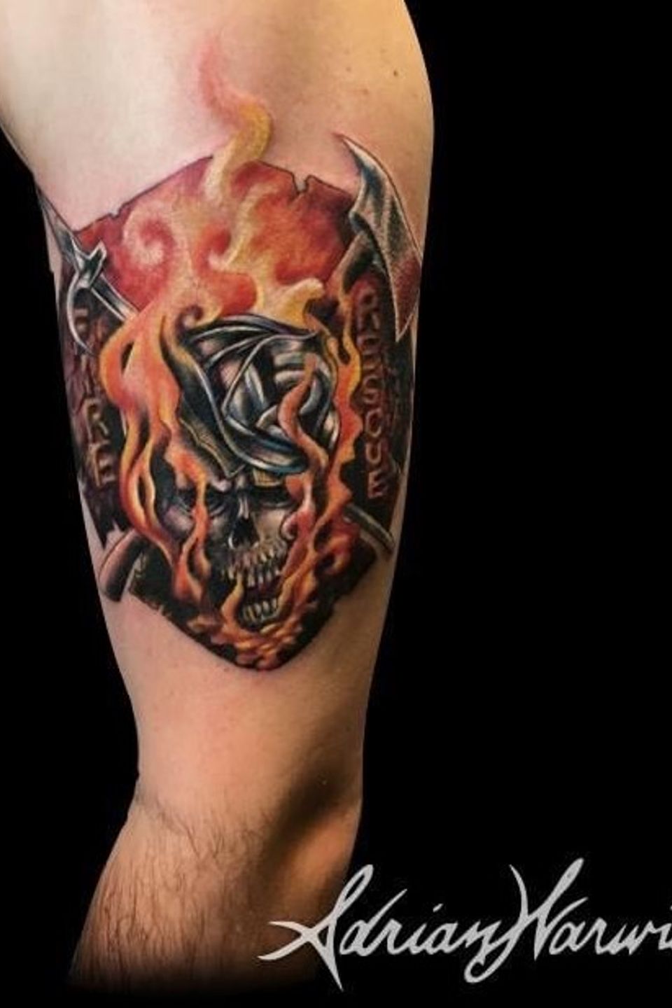 Adrian fire rescue skull
