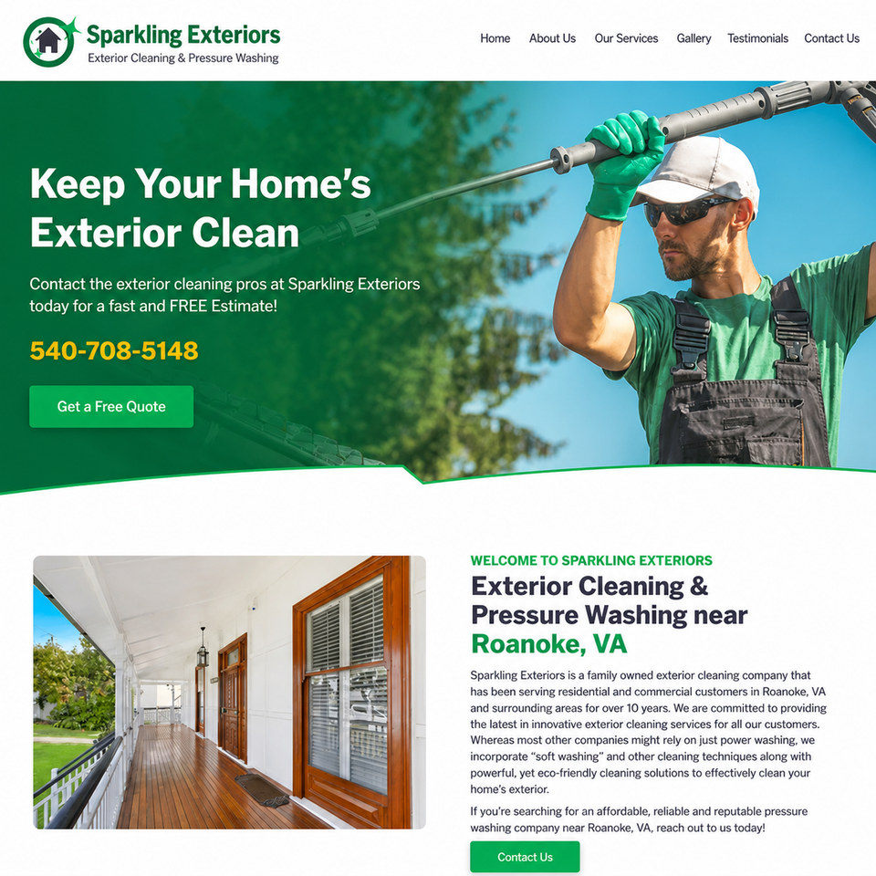Sparkling exteriors