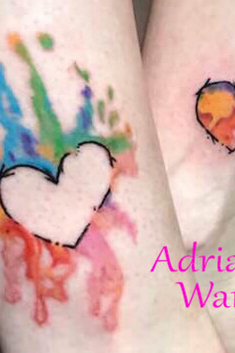 Adrian watercolor hearts