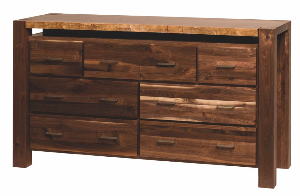 Deer live edge double dresser 3210 ledd