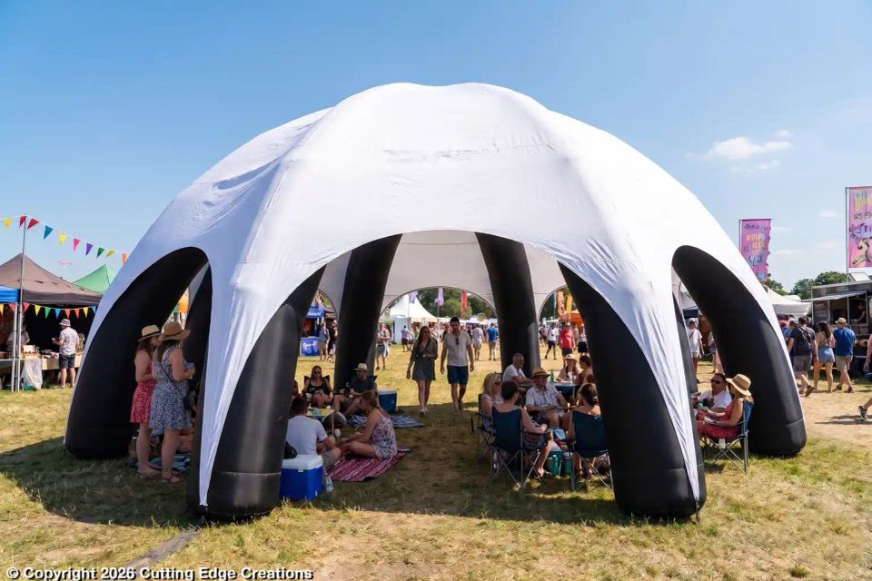 Inflatable tent