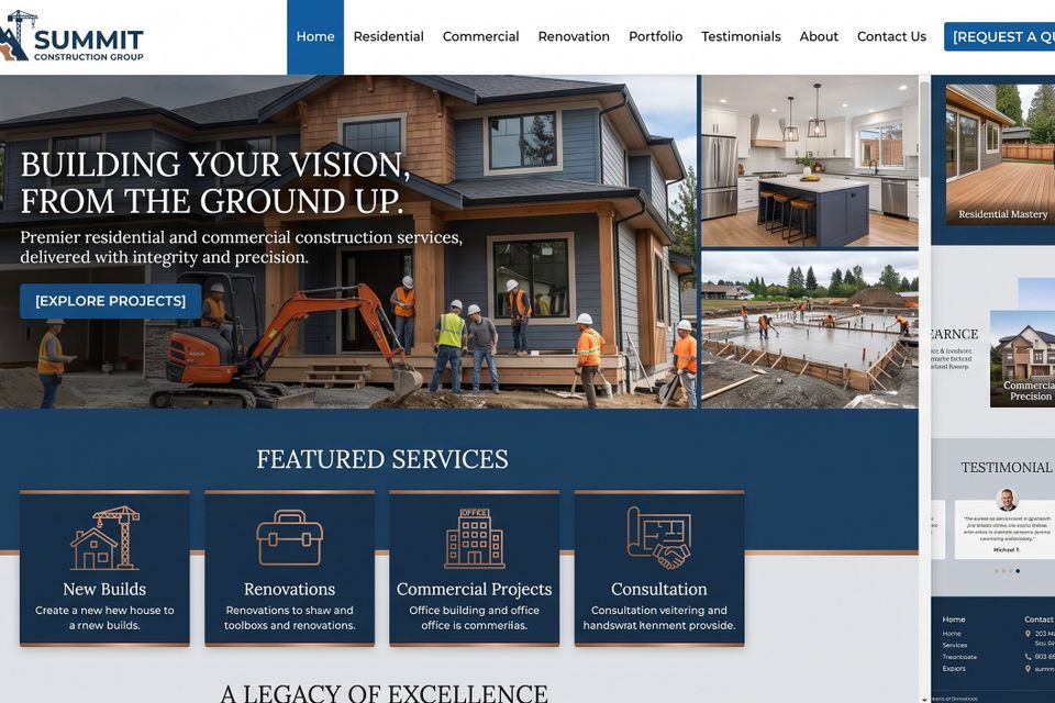 Contractor website