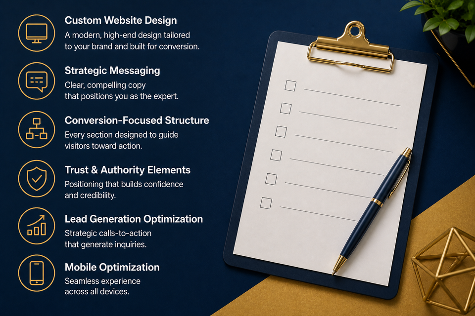 What your consulting website includes2
