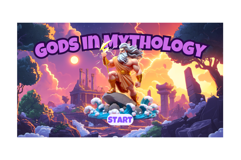 Gods in mythology   kids interactive quiz game
