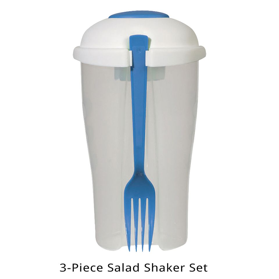 3 piece salad shaker set