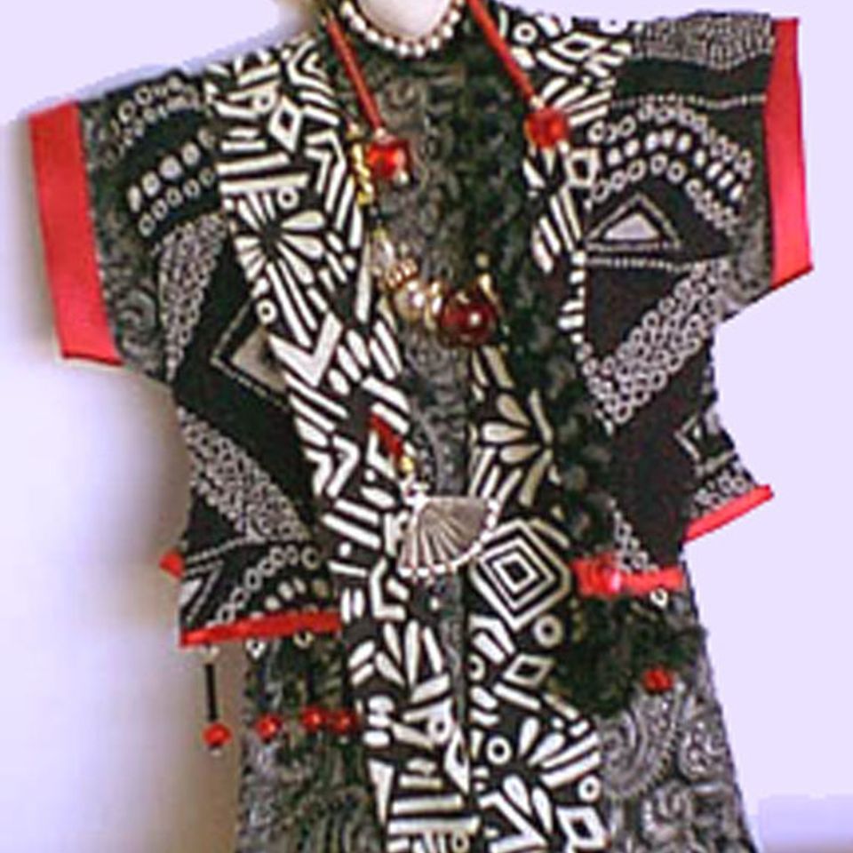 Asian wall doll
