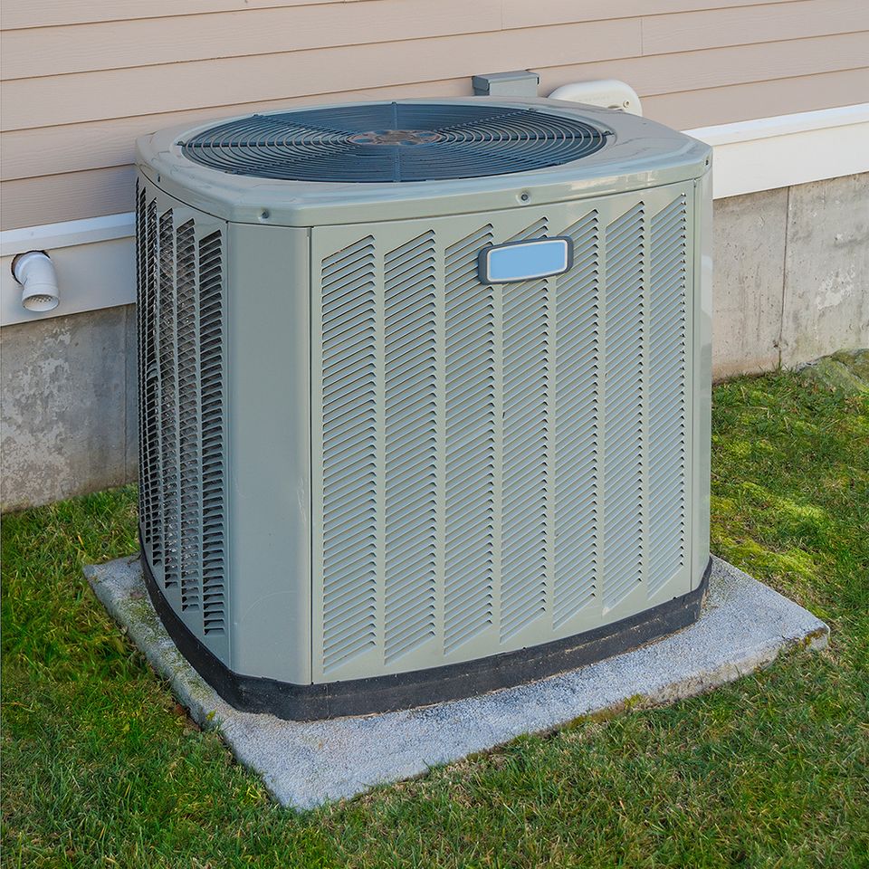 We install all types of AC units. Here is a typical HVAC unit.