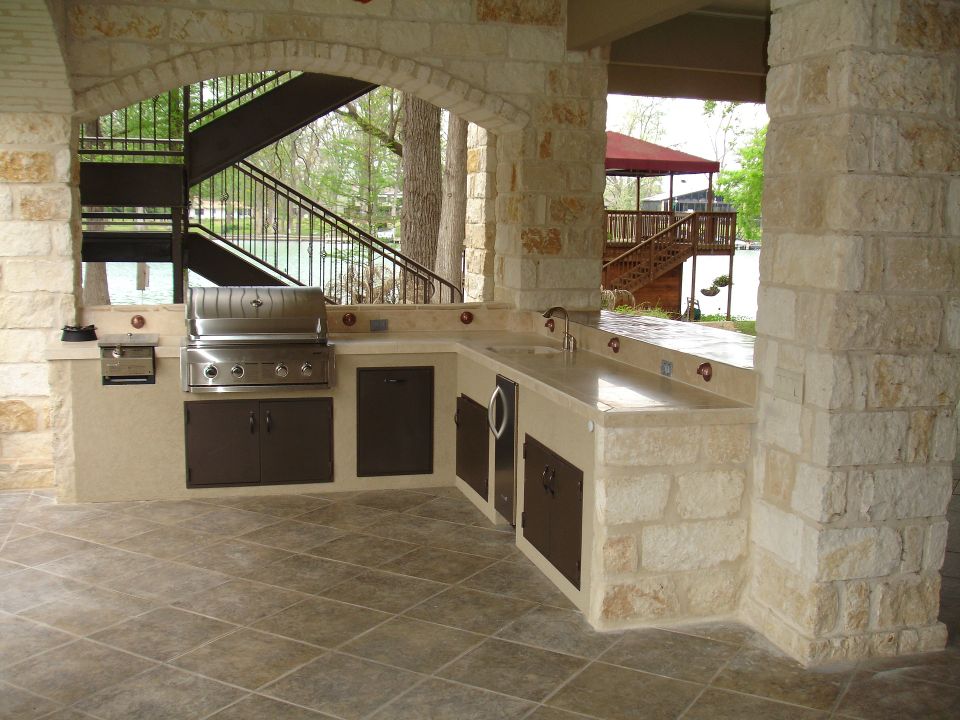 outdoor kitchen, masons, masonry services near me, 3d's landscaping