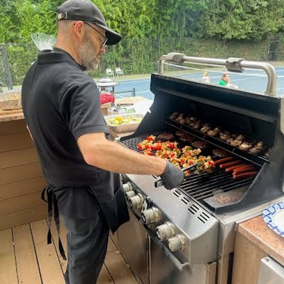 The Party Savers Waitress & Bartender Service Grill Master BBQ'ing