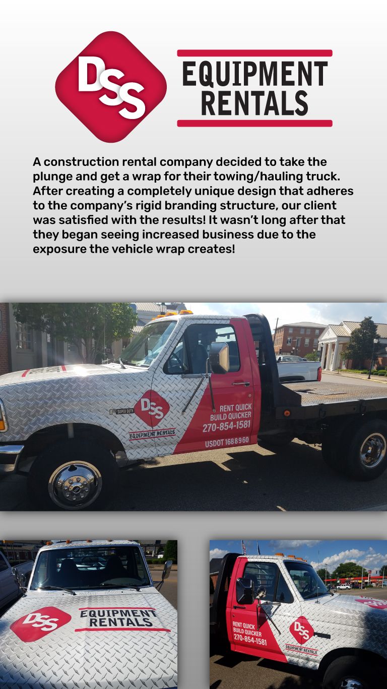 Dss towing truck wrap portfolio