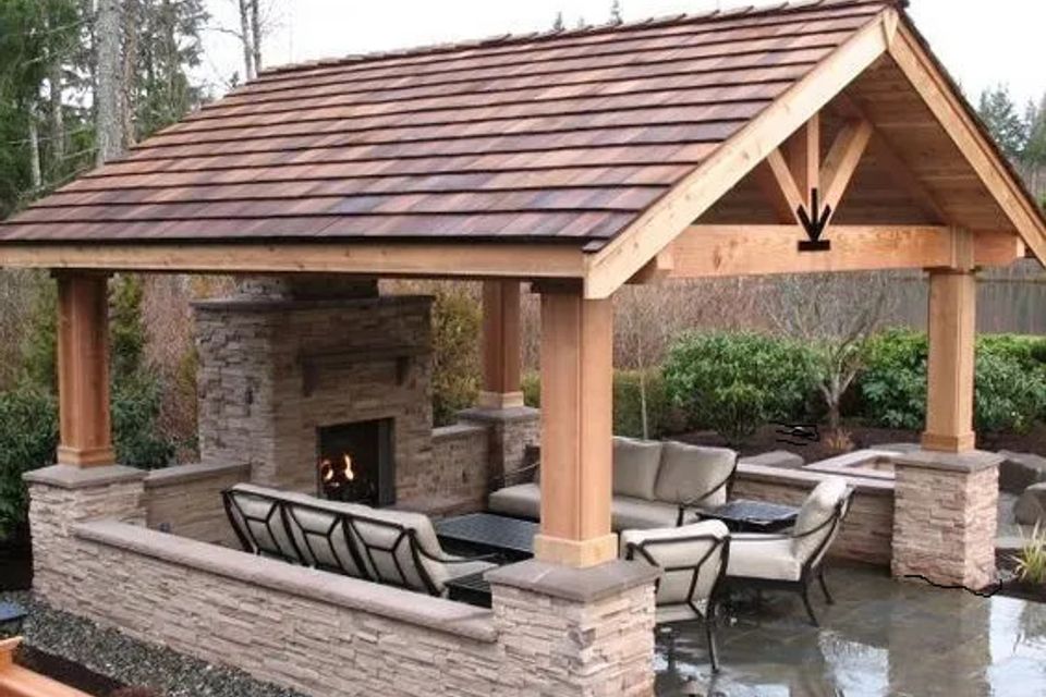 Wilmette Outdoor Kitchen Pavillion