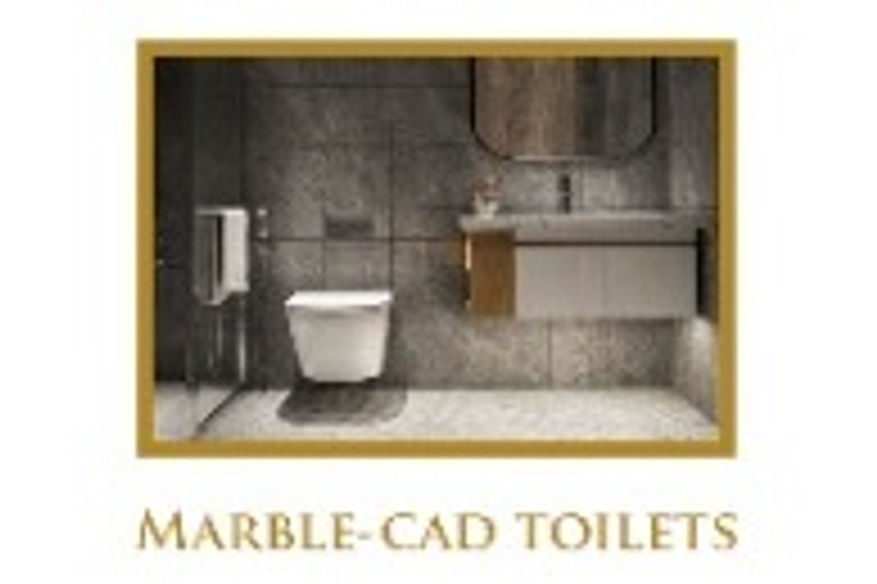 16. marble cad toilets