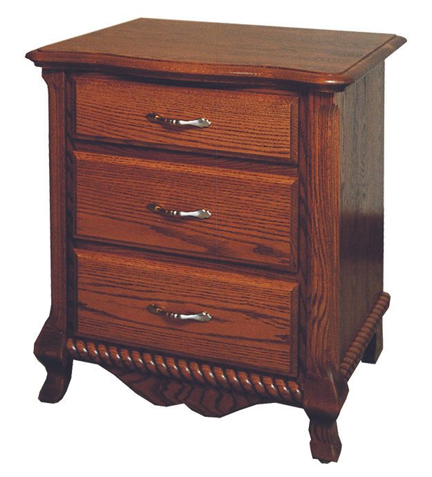 Cwf 121 3 drawer classic nightstand