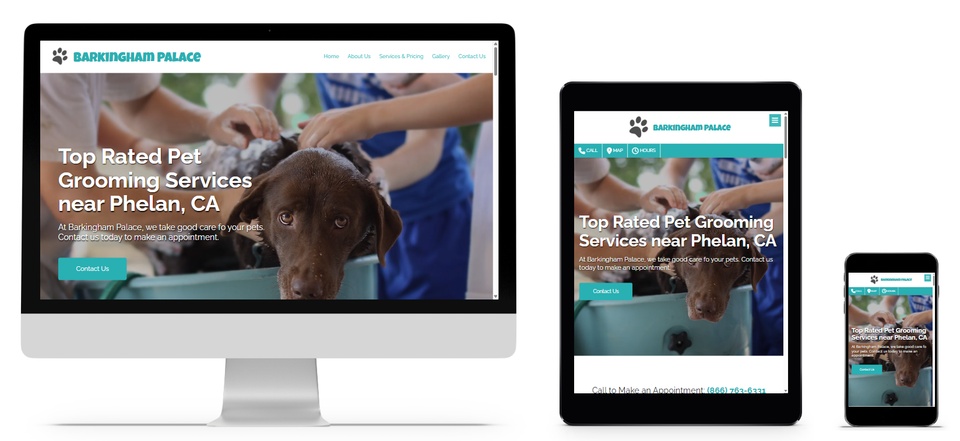 Barkingham palace demo website