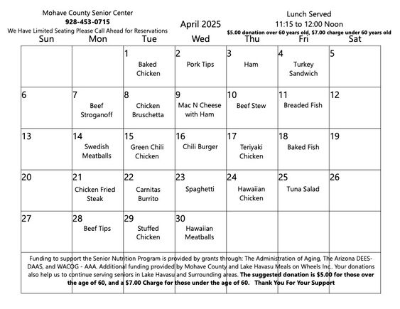 Lhc apr 2025 menu