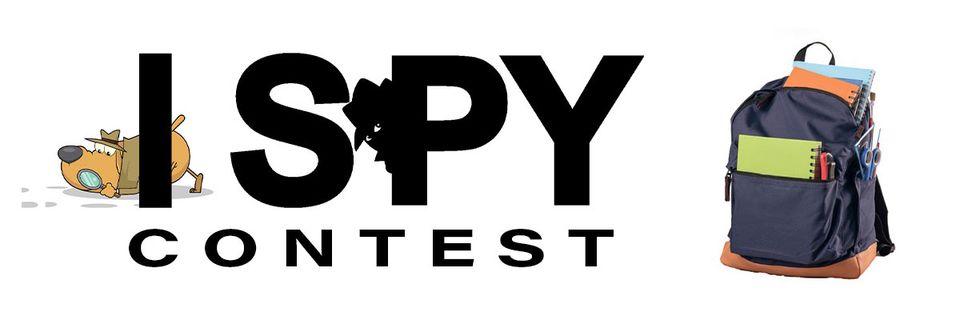 I spy contest graphic