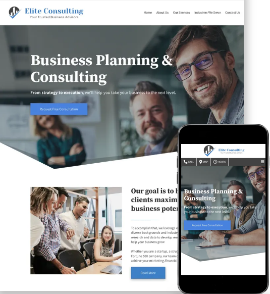 consultant website design and SEO