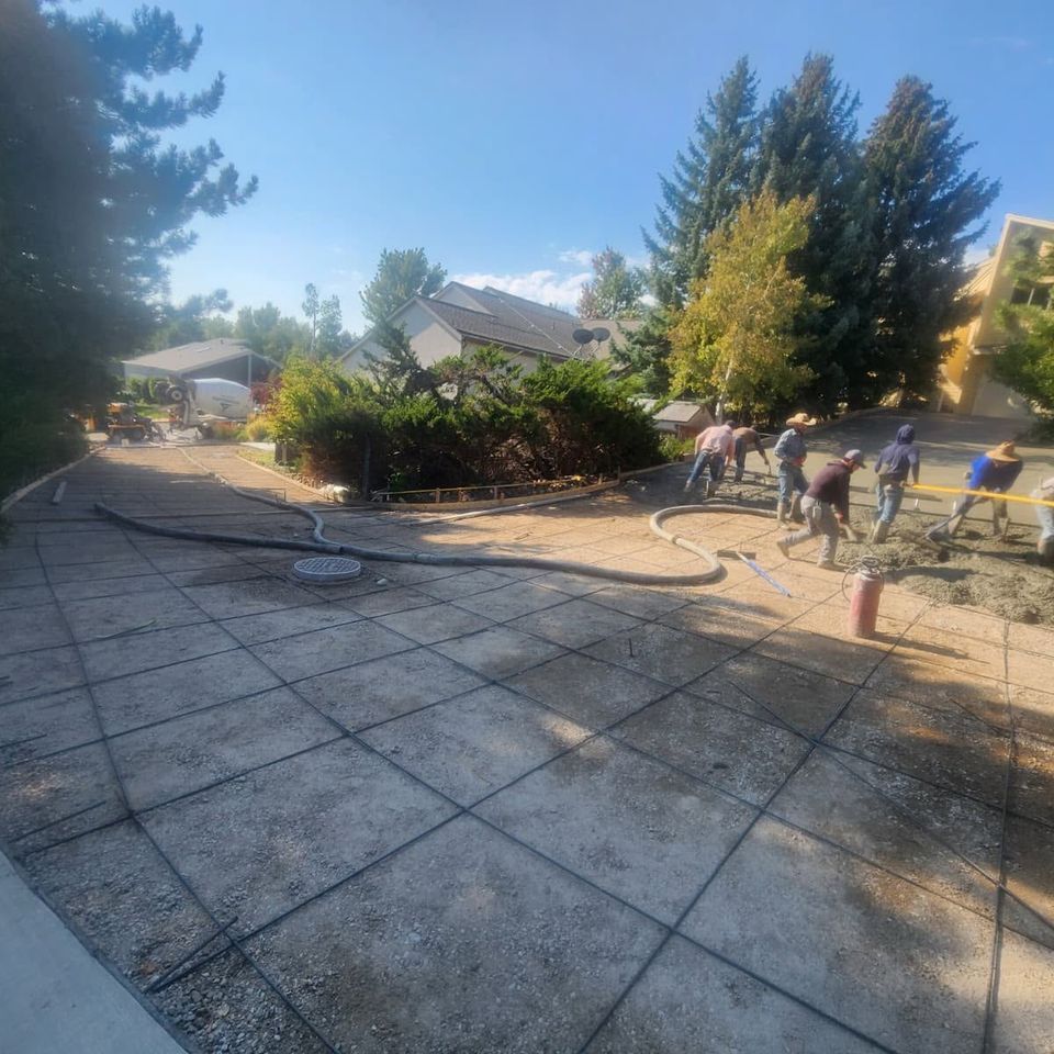 Driveways and patio
