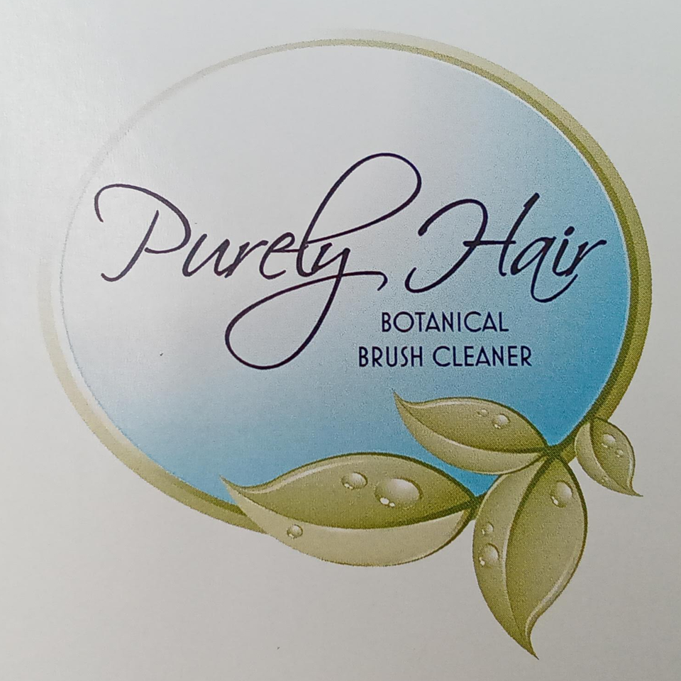 Purely hair brush cleaner logo