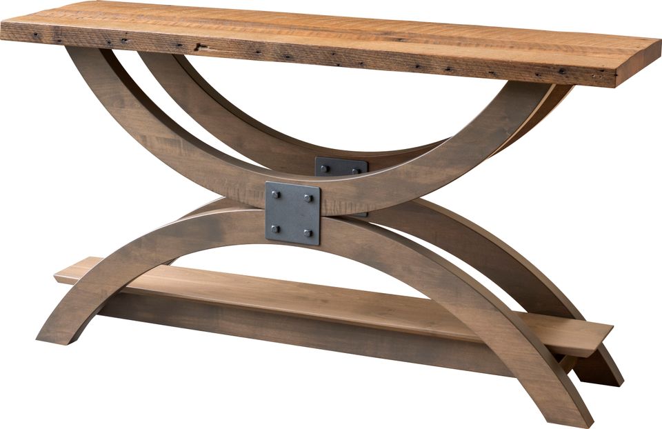 Deer gateway sofa table (reclaimed top)