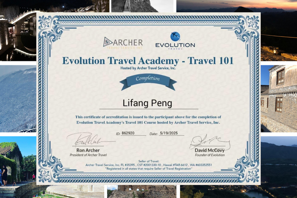 Licensed travel agency