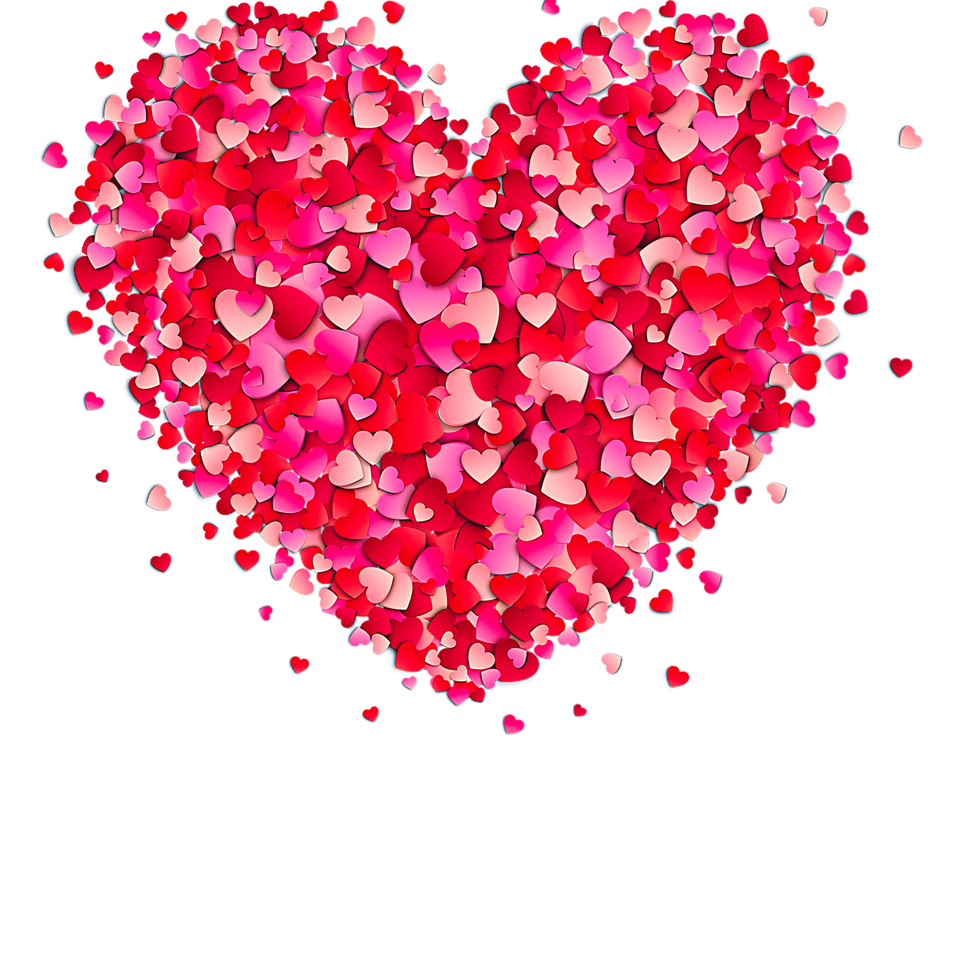 Seasons   valentines day sequin heart red