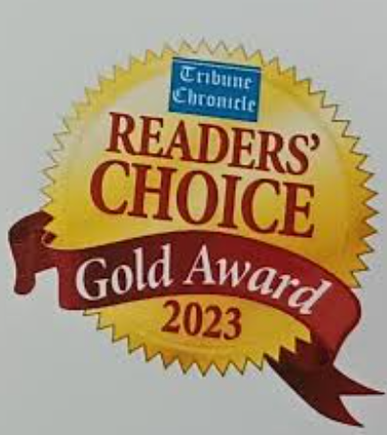 2023 Readers’ Choice Gold Award recognizing Gutter Clear LLC for outstanding service.